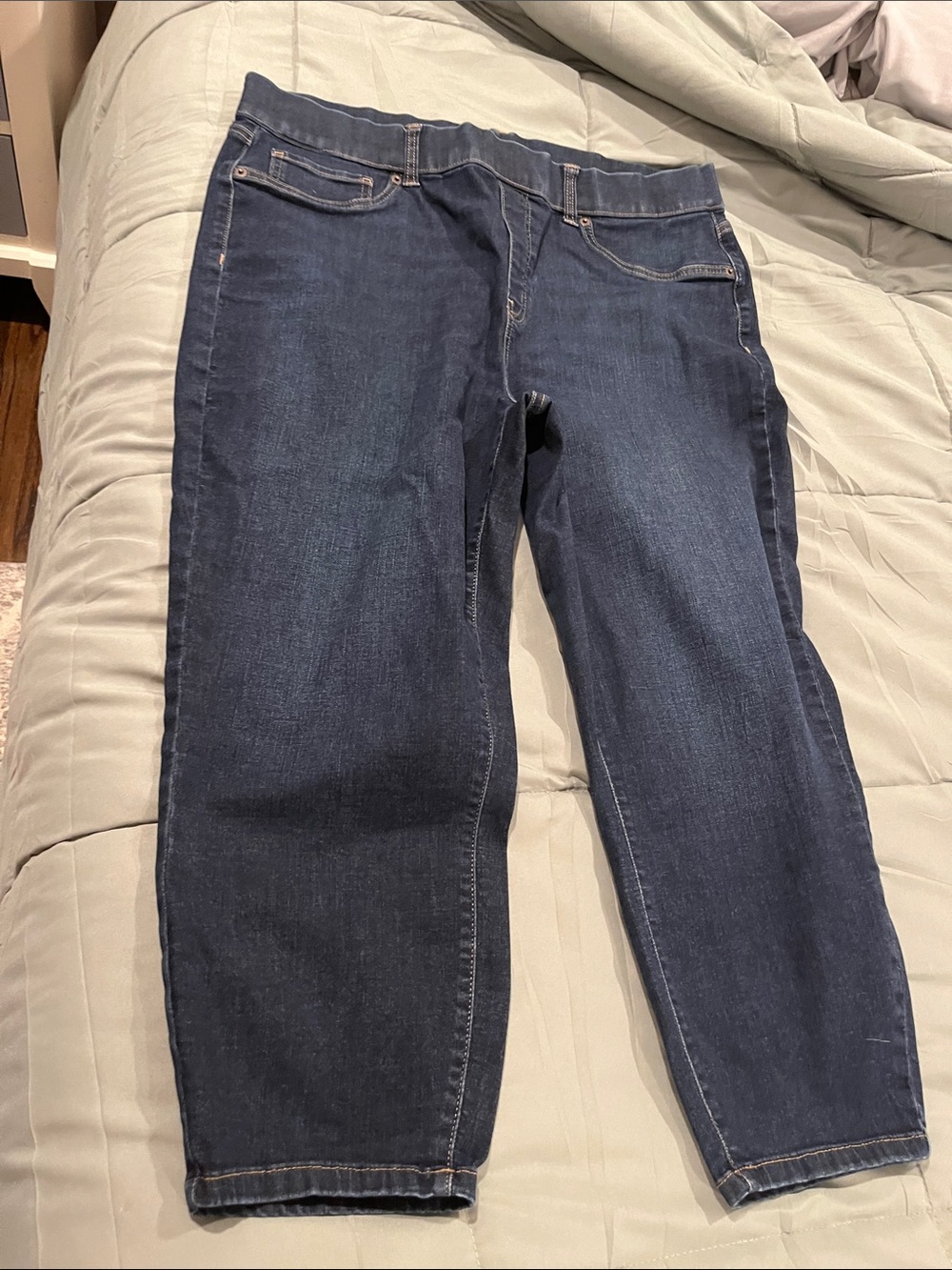 Time and Tru Women's Dark Indigo Boyfriend Jeans